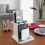 Not Easy to Scratch Modern Durable Desktop Storage Organizer for Students Storage Box White 4