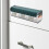 Multi Functional Storage Box, Punch Free Multifunctional Storage Box, Clear Wall Mounted Drawer Organizer Dark Green 5