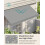 Manual Retractable Awning - Fabric - Dove Grey - Height-Adjustable with Crank 3
