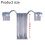 20PCS Photovoltaic Panel Drainage Buckle Surface Plate Solar Panel Water Drain Clip for Solar Panel Draining 35mm 10