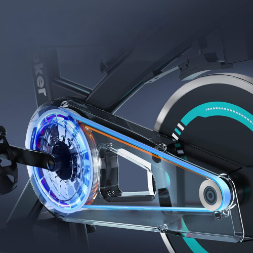 Vélo d’Appartement Vélo d’Entraînement Spinning LCD Support pour Tablette 1