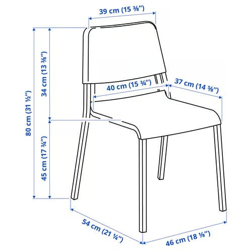 IKEA TEODORES Dining Chair 2