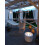 Freestanding Bioethanol Fireplace Moon White Matte 2