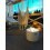 Freestanding Bioethanol Fireplace Moon White Matte 3