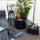 Freestanding Bioethanol Fireplace Moon Black Matte 2