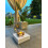 Sunset Garden White Freestanding Fireplace 1