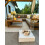 Sunset Garden White Freestanding Fireplace 5