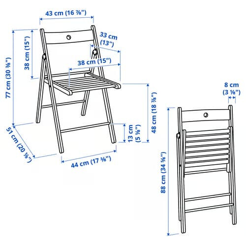 IKEA FRÖSVI Folding Chair 2