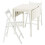 IKEA HAUGA Table & 2 Folding Chairs 1
