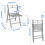 IKEA HAUGA Table & 2 Folding Chairs 4
