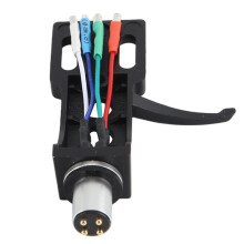 Soporte de Fono de Vinilo Tocadiscos Headshell Cartucho de Fono LP Universal Soporte de Cabeza de FonóGrafo de Repuesto Stylus Lead Wire