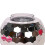 2Pcs Disco  Cups with Straw, Disco Flash  Cocktail Cup, Disco Cowboys Hat Cups, Flash Cocktail Cup Silver+White 4