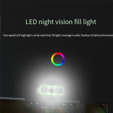 Luz de Relleno CáMara Web MicróFono Gaming CáMara USB 60 Fps Computadora 1080P CáMara Web MultifuncióN