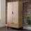 Bali 2 Door 1 Drawer Wardrobe - Light Oak 1