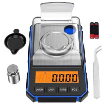 Fine Scale 0.001G, Digital Milligram Scale 50G / 0.001G, Digital Pocket Scale with LCD Display, Lab Digital Scale,