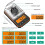 Fine Scale 0.001G, Digital Milligram Scale 50G / 0.001G, Digital Pocket Scale com Display LCD, Lab Digital Scale,Azul 2
