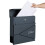 Lockable Wall-Mounted Mailbox - Steel - Anthracite Grey - Includes Newspaper Holder 3