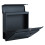 Lockable Wall-Mounted Mailbox - Steel - Anthracite Grey - Includes Newspaper Holder 8