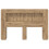 VidaXL vidaXL Headboard Cabinet with Storage Artisan Oak Engineered Wood 3