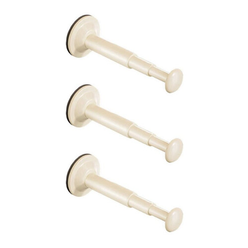 3pcs Suction Cup Clothes Hanger Storage Organizer Home Balcony Multi-Functional Wall-Mounted Hanger