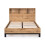Bali Bookcase Headboard Bed 90cm - Light Oak 2