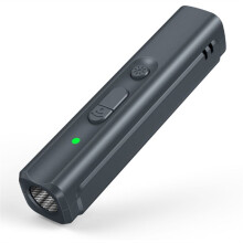 Ultraschall-Vertreiber für Hunde, Gegen Bellen, Wiederaufladbar über USB, UV-Erkennung, Licht-Trainingsvertreiber, HundezubehöR (A)