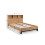 Bali Bookcase Headboard Bed 90cm - Light Oak 5