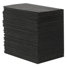 125pcs Black Tattoo Bibs Cleaning Wipes Pad Disposable Dental Tattoo Waterproof Sheets Paper Tattoo Accessories