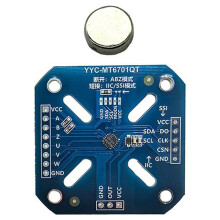 Módulo de Codificador Magnético MT6701 de 14 Bits IIC+Sensor de Medición de Ángulo AB1024 con Imán para Motor Sin Escobillas BLDC