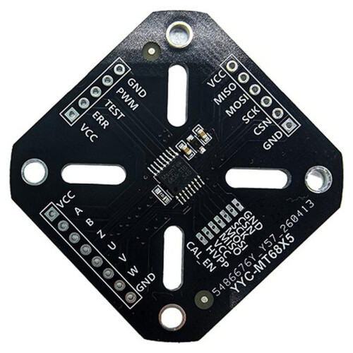 MT6826S Magnetic Encoder with 15-Bit Absolute Value for Stepper Brushless Motor ABZ 1-4096  Output SPI Communication