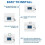 Caixa de Bloqueio Do Termostato com Chave, ProteçãO Transparente Do Termostato para Termostato Na Parede, Cabe Nos Termostatos 6,5 Polegadas a X 3,9 2