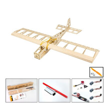 R03 STICK-06 Vliegtuig 580mm Spanwijdte Balsahout DIY Elektrische Vliegtuigen RC Vliegende Speelgoedversie Ongemonteerde Volledige Set