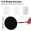 10pcs Compost Bin Charcoal Filters, Round Activated Carbon Fiber Replacement Air Filter for Kitchen Compost 7
