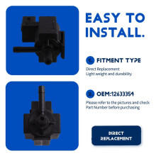 12633354 12653854 Válvula Solenoide Reguladora de Vacío EGR de Turbocompresor para Regal para Chevy Cobalt 2008-2015