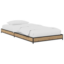 vidaXL Bed Frame Artisan Oak 80 x 200 cm Engineered Wood