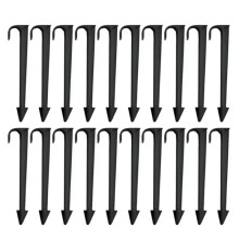 50 Tiges Fixes de Tige de Terre, Ancrages de Tuyau D'Irrigation de Jardin, Supports de Tuyaux Ă Pieux Fixes, Supports de Tuyaux pour Jardin
