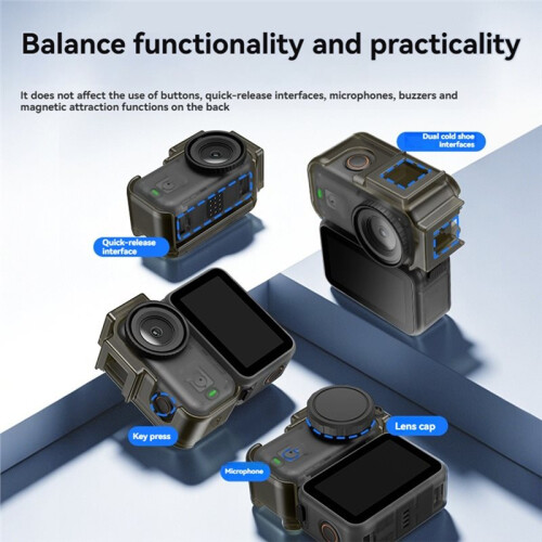 Protective Camera Cage Multifunctional Quick-Release Base for  Osmo  - Horizontal/Vertical Shooting Accessories 1