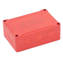 500A Marine Sammelschiene 48V Kfz-Stromverteilungsblock Current 6 Bolzen Kunststoffabdeckung für Auto Boot Auto Rot
