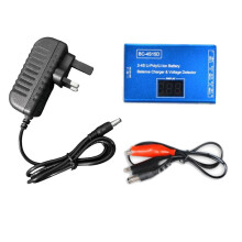 BC-4S15D Batterij Lipo Li-Ion Balanslader Spanningsdetector LCD Digitaal Display Balanslader voor RC-Batterij UK-Stekker