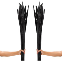 Suszone Liście Palmy do Wazonów Podłogowych Naturalne Boho Czarne 120 cm