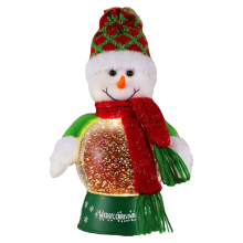 Kula Śnieżna Bałwan Świąteczna Muzyczna Podświetlana 8 Melodii 30x12,5cm