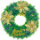Couronne de Noël Décorative 15 pouces 38 cm Verte 1