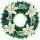 Couronne de Noël Centre de Table Élégant 38 cm 1