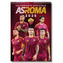 Kalendarz Ścienny Pionowy Piłkarski Kolekcjonerski AS ROMA 29x42 cm 2026