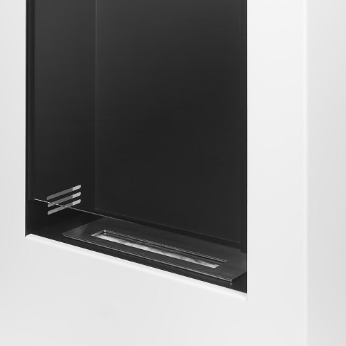 Modern White Bioethanol Fireplace Portal 2