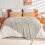 Couverture Sherpa Douce et Chaude 150x200 cm Gris 7