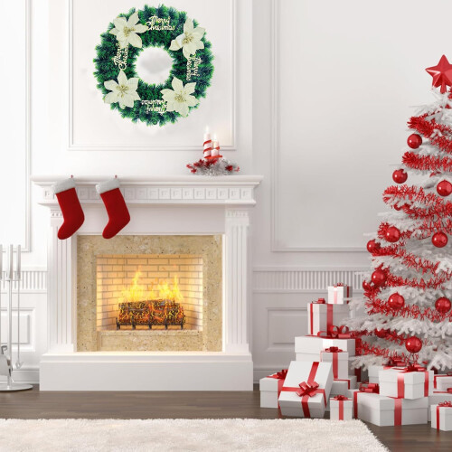 Couronne de Noël Centre de Table Élégant 38 cm 2