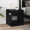 VidaXL vidaXL End Table Black Oak 40.5 x 40 x 45 cm Engineered Wood 4