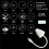Starrys Projector Night Light Adjustable Brightness Portable  Star Projector Night Light for Car Bedroom 12 Light 4