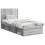 VidaXL vidaXL Bed Frame with Storage and Headboard Grey Sonoma 75 x 190 cm 2